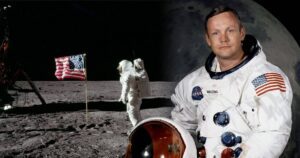 primo uomo sulla luna