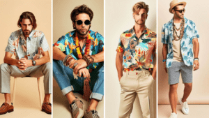I 4 Outfit Estate 2023 selezionati da MoltoUomo.it per sfoggiare il tuo stile stile con una camicia hawaiana